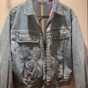 Vintage Liz Claiborne 2 sided denim jacket